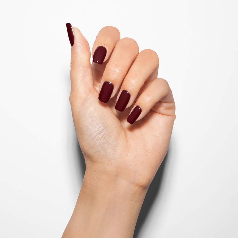 Morgan Taylor Nail Lacquer (A Touch Of Sass) Dark Red Professional Lacquer, Vibrant, Chip-Resistant, Fast-Drying, Long-Lasting, High-Shine, Perfect for Manicures & Pedicure, 0.5 ounce. - Image 5